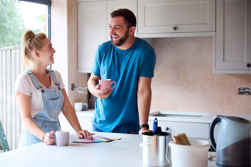 Couple plans renovations with a home equity loan.