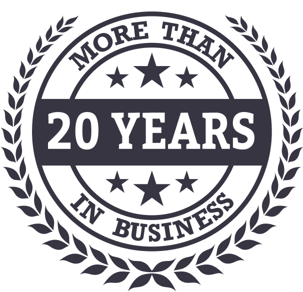more than 20 years in business